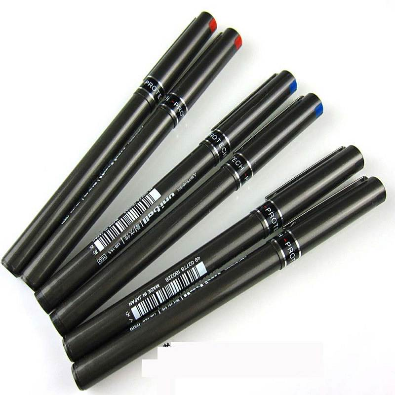 三菱 UB-155 中性笔 0.5mm10支/盒 (单位:盒) 蓝色